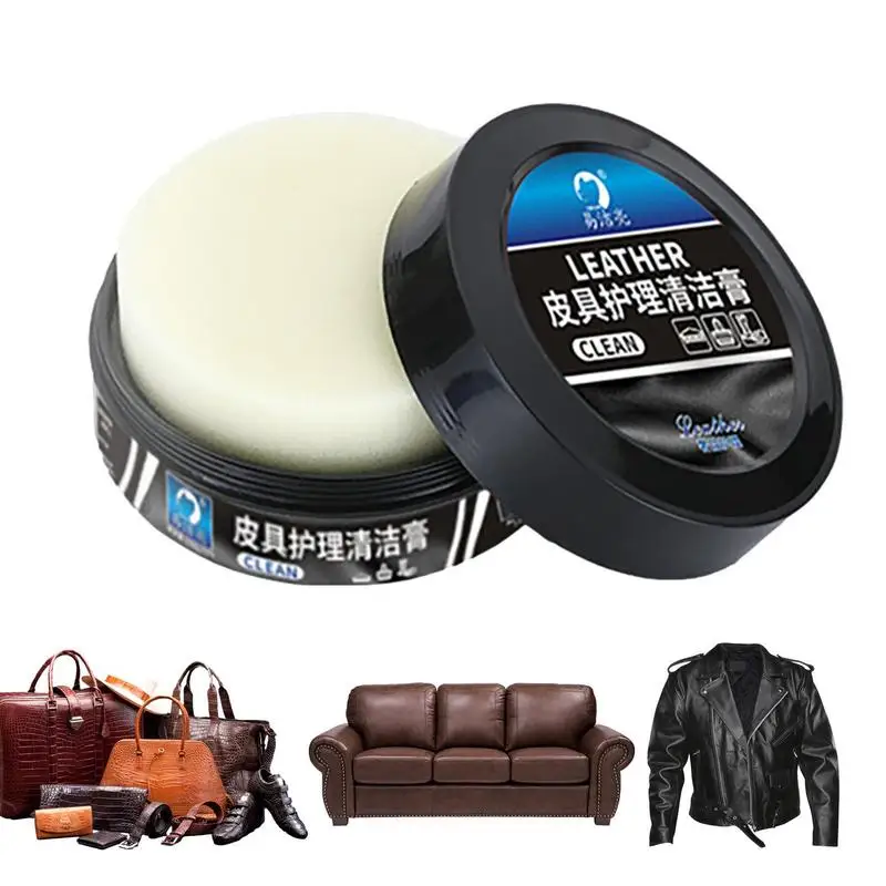 

Leather Recoloring Cream Leather Cleaning Balm Conditioning Protection Cream 150g Furniture Leather Care Cream For Polishing