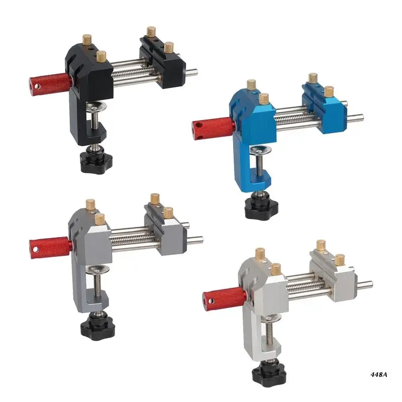 

Woodworker Table Vise Two Jaw Clamp-on Metal Clip Clamp Woodworking Household Cast Aluminum Alloy Table Clamping Vises