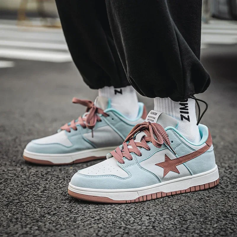 Теннисные туфли унисекс в стиле ретро мужские и женские стильные звезды панк