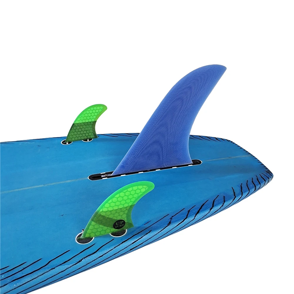 10 Inch Longboard Single Fin UPSURF Surfboard Fin Blue Color Fiberglass Paddle Board Fin Sup Fin Quilha Longboard Surf Fin