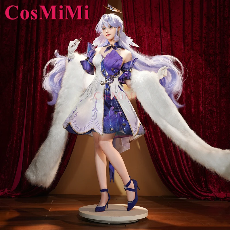 CosMiMi Hot Game Honkai: звёздный рельс женский костюм элегантная Милая Боевая форма