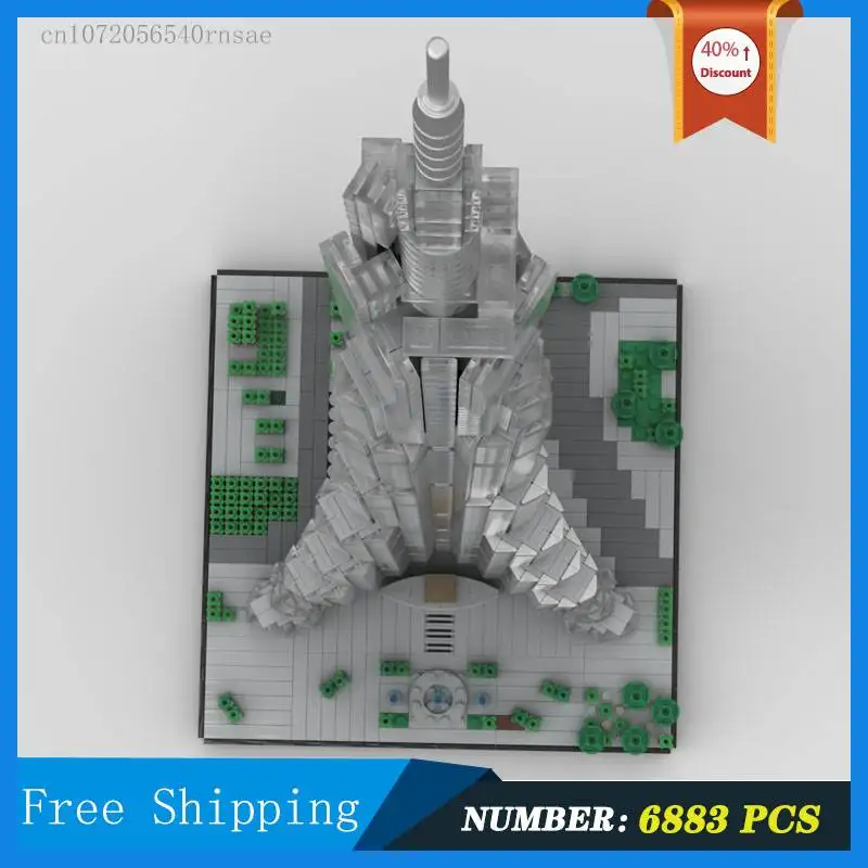 MOC City Architecture модель мировой башни строительный блок сборка вид на улицу коллекция