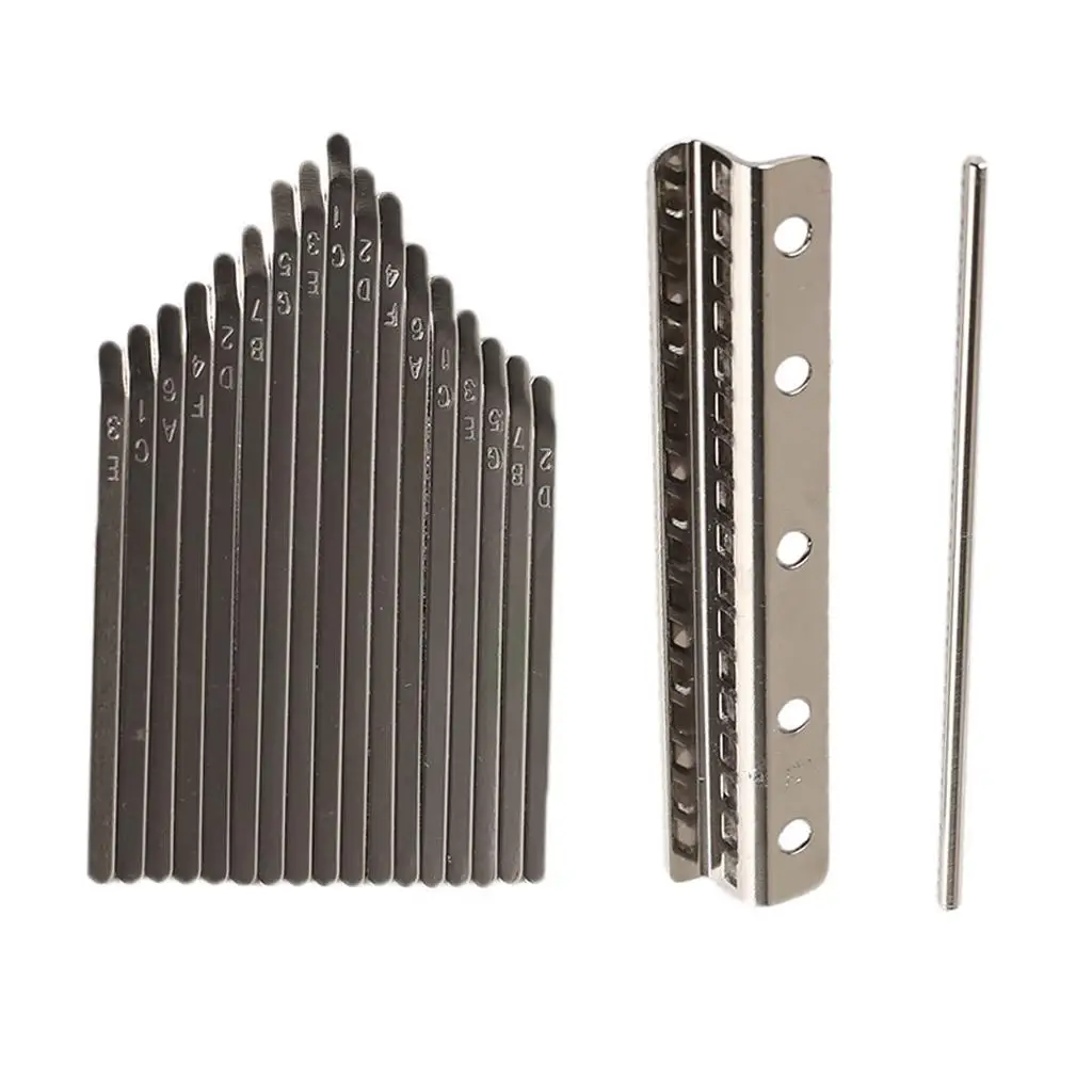

Piano DIY Parts 17 Keys Bridge With Bars For Hand Percussion