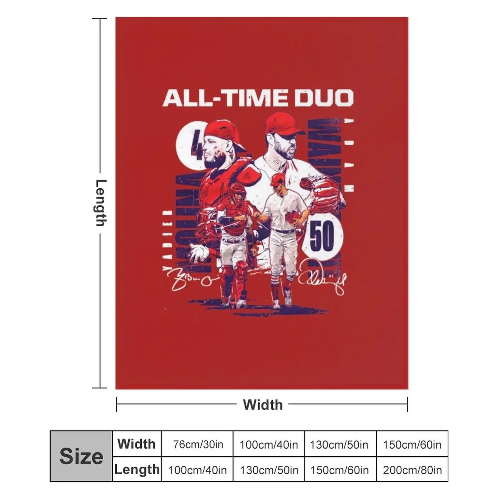 Molina and Wainwright все time duo Пледы Кровать Симпатичные одеяла