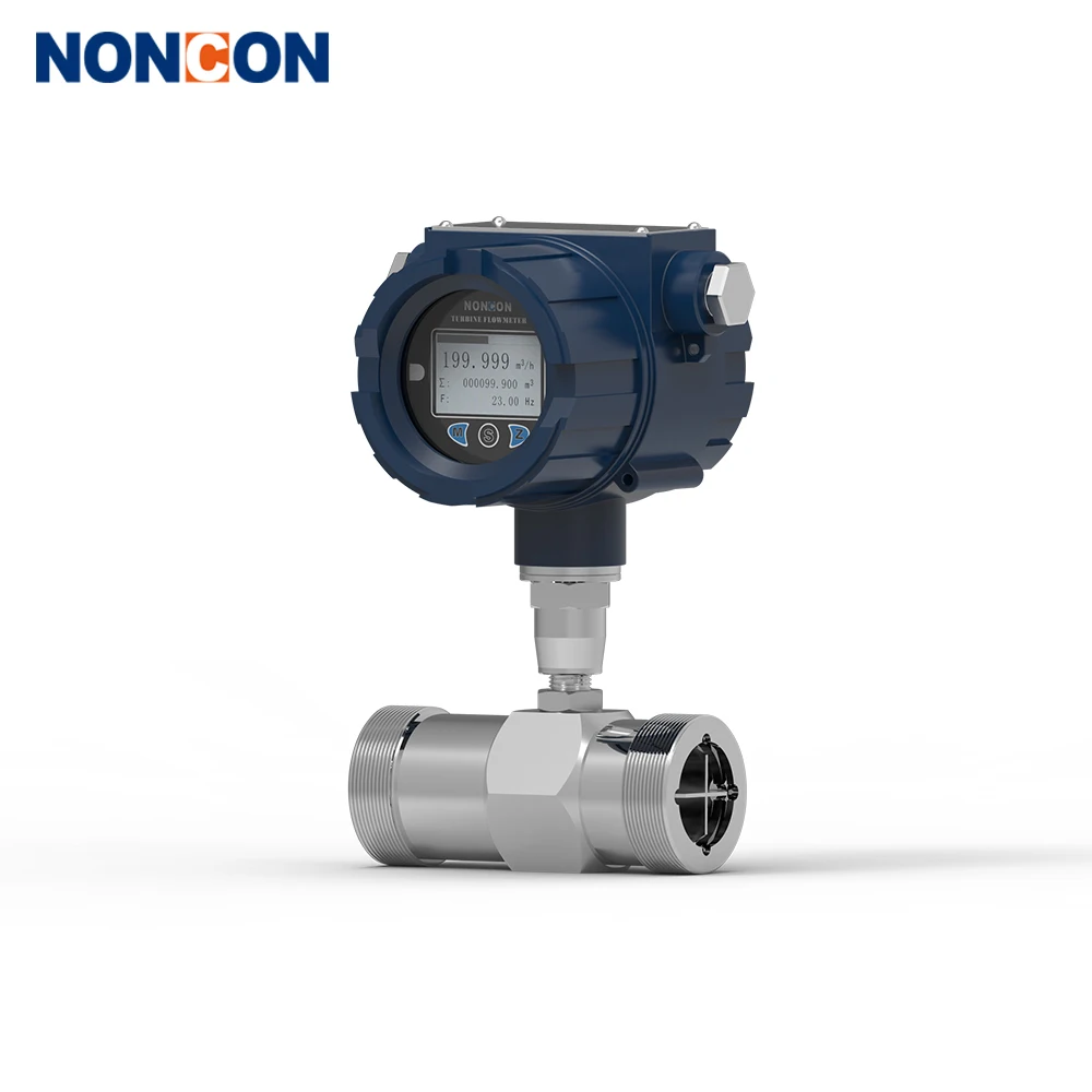 

Good Performance water flow meter fuel indicator transmitter High pressure Liquid Water Turbine Flowmeter DN15