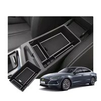 car armrest central storage box for sonata dn8 10th 2020 vehicle handrail sort out container auto interior accessories