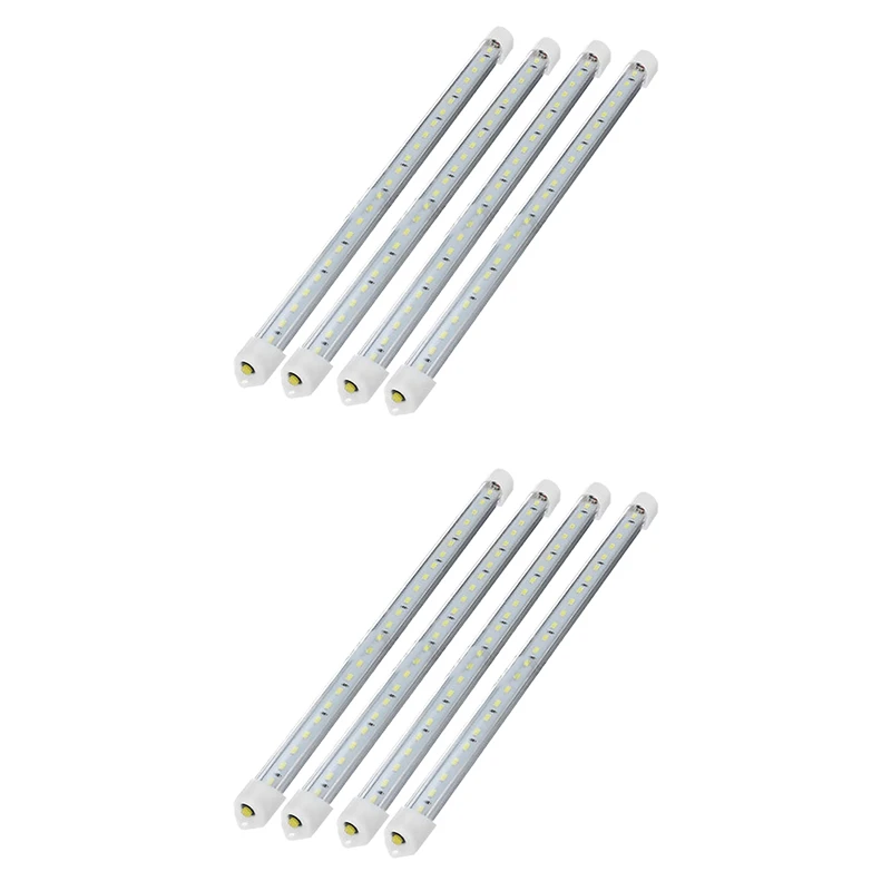 

4Pcs 30CM 24 LED Car Interior White Strip Light Bar Car Interior Light For RV Van Cabin Lorry Truck Camper