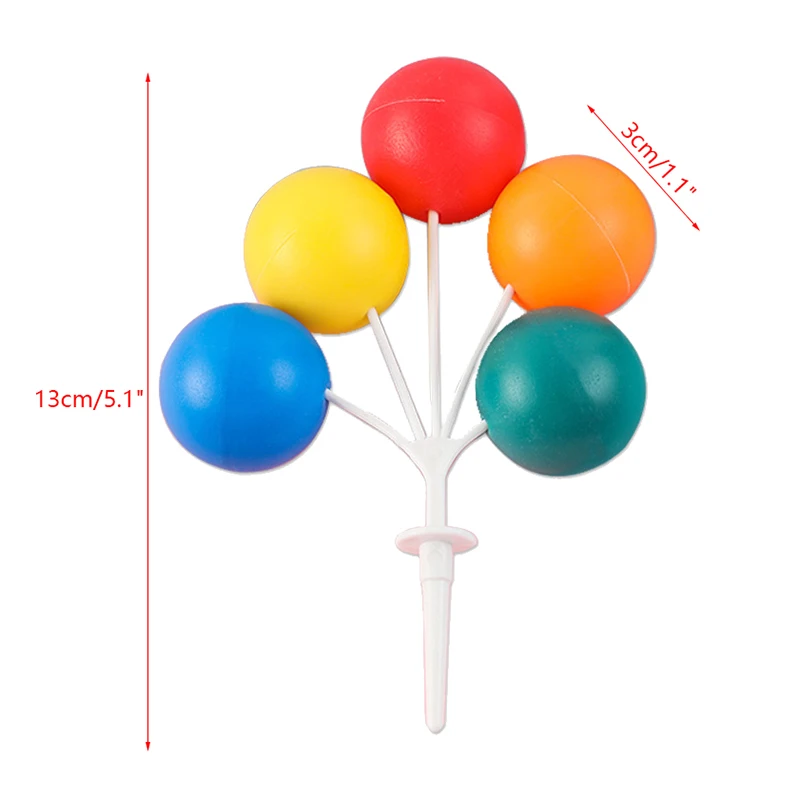 Красочный воздушный шар украшение торта креативный день рождения конфетные