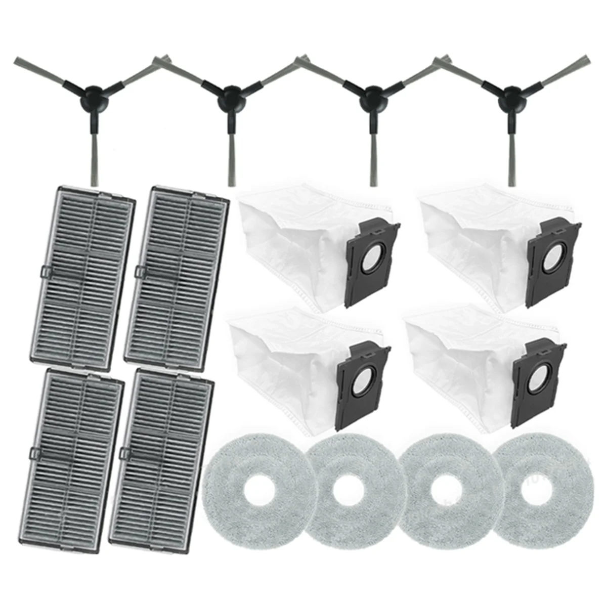 16 шт. для Dreame L10s Pro Ultra Heat/X30 Ultra/X30 Pro/S10 Vacuum замена художественной боковой щетки