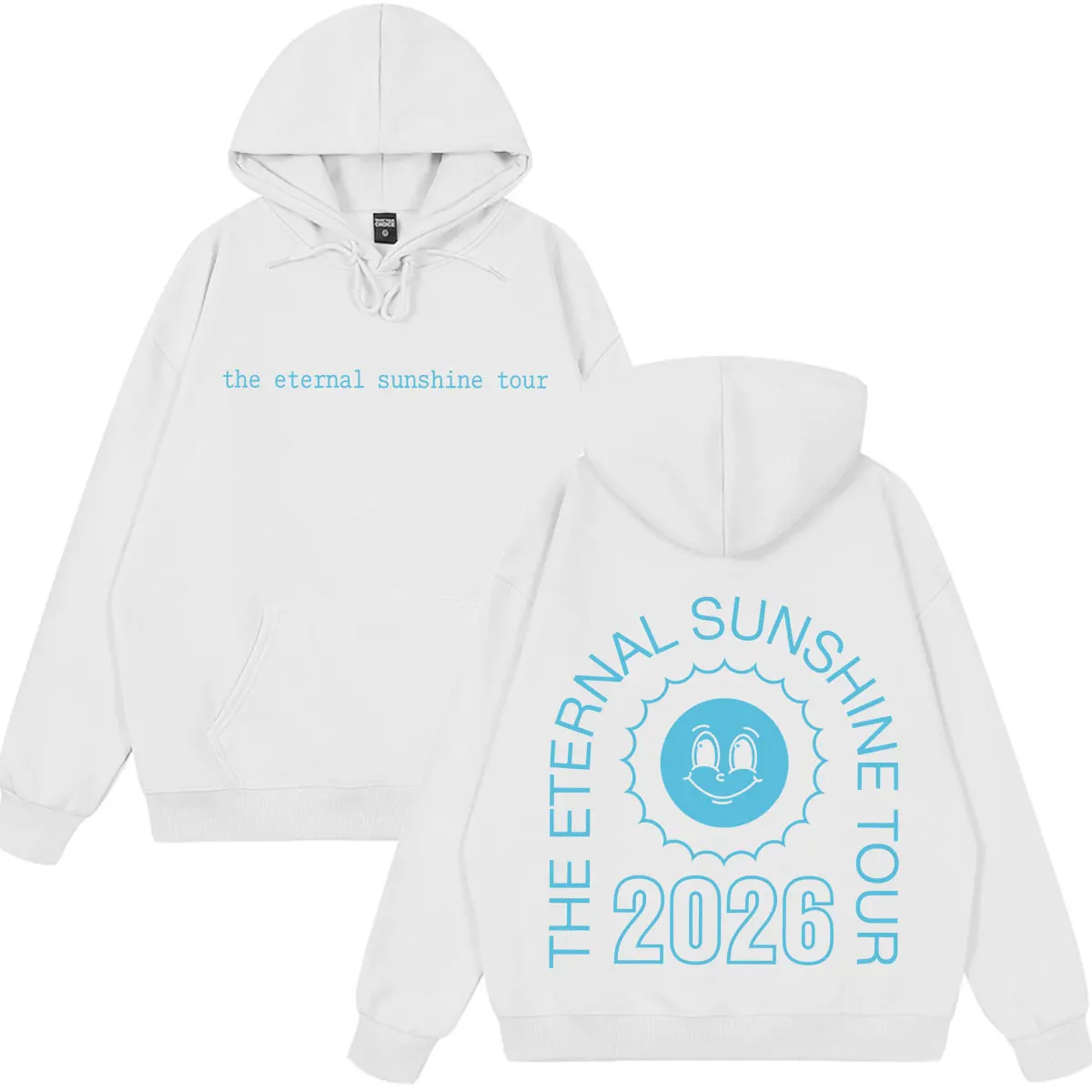 Фото Худи Ariana Grande The Eternal Sunshine Tour 2026: Модный свитшот унисекс с длинными рукавами, свободный крой №2