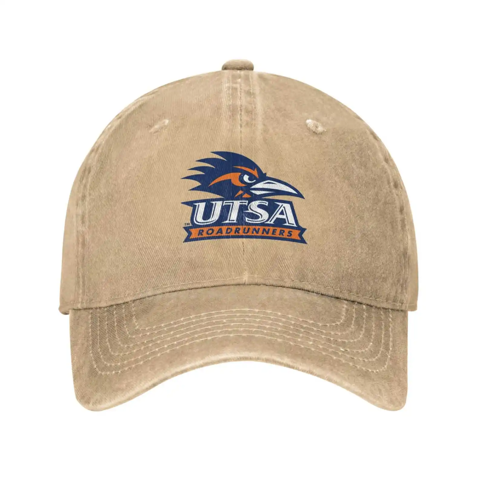 

Texas-SA Roadrunners Logo Fashion quality Denim cap Knitted hat Baseball cap