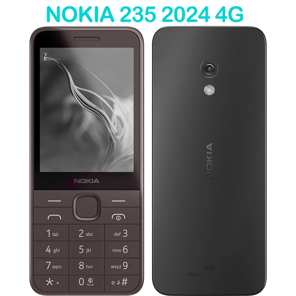 Фото Nokia 235 4G Резервный телефон, 2 SIM-карты, 1450 мАч, Type-C, 3.5 мм, MP3, GSM, 2.8-дюймовый экран, Bluetooth 5.0, FM-радио, Nokia 235, разблокированный телефон для пожилых людей, б/у. №3