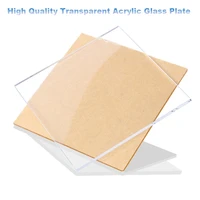 1pc thickness 1 10mm transparent acrylic glass plate organic glass polymethyl methacrylate