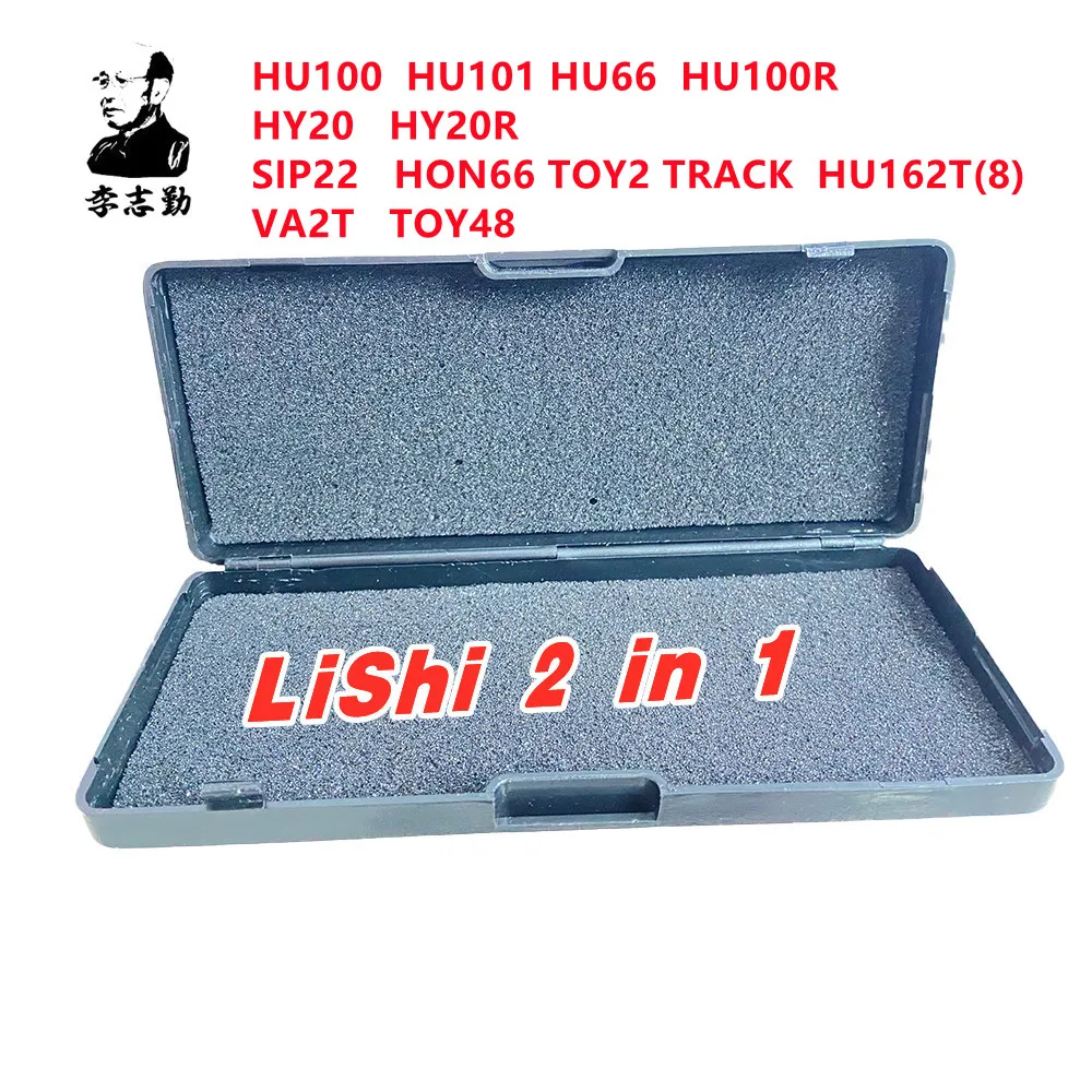 Lishi 2 в 1 HU100 HU101 HU66 HU100R HY20 HY20R SIP22 HON66 TOY2 TRACK HU162T(8) VA2T TOY48 MR.LI |