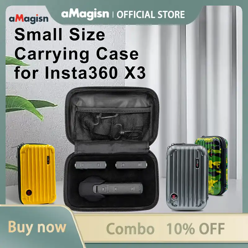 Портативная защитная сумка amagis для хранения Insta360 X3 модная водонепроницаемая на