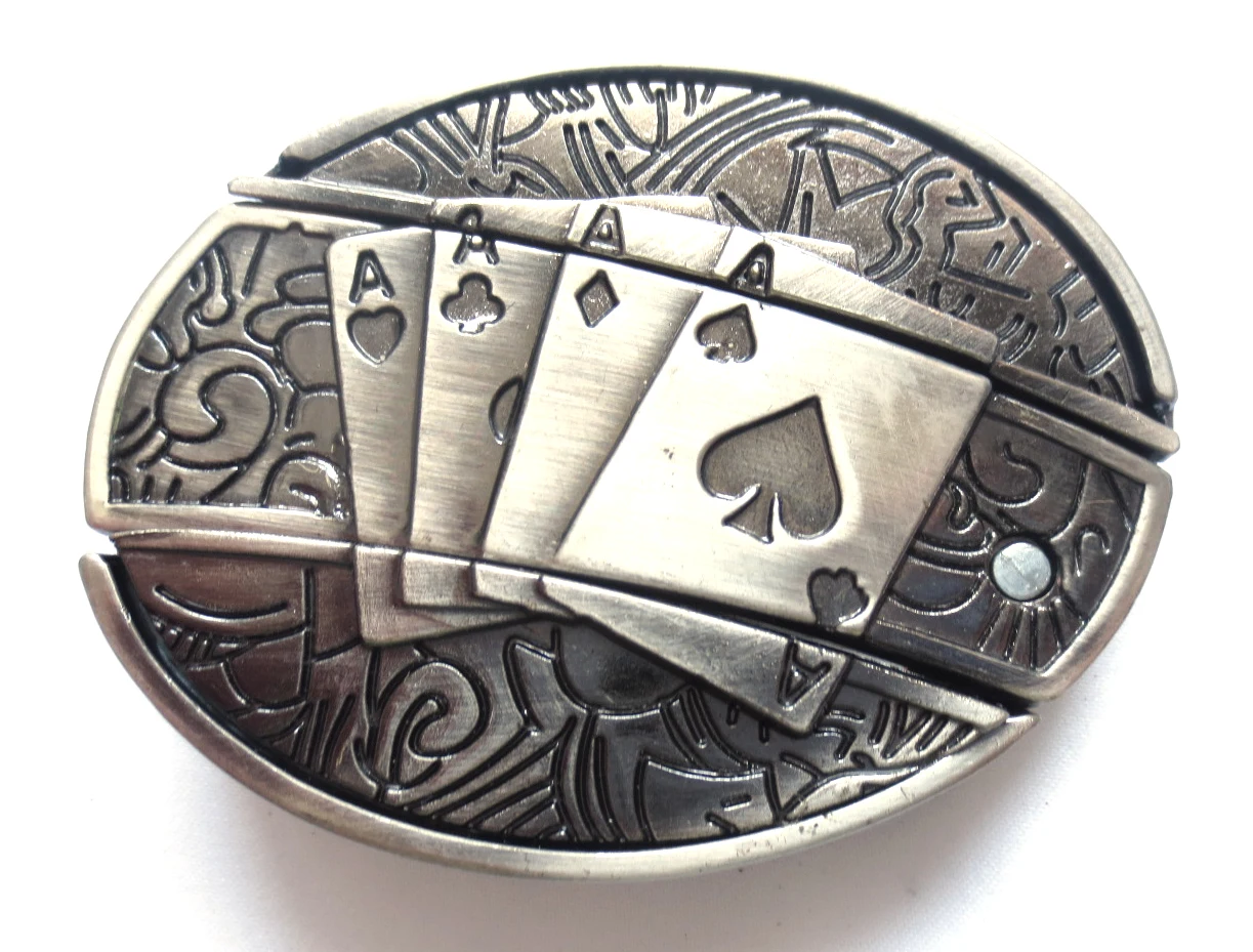 

Модный классический декор для покера, мужская модель, подходит для 1,5 дюймов (38-40 мм), широкая пряжка