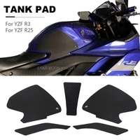 for yamaha yzf r3 r25 yzf r3 2019 2022 2021 motorcycle tank pads protector stickers decal knee side fuel traction pad tankpad