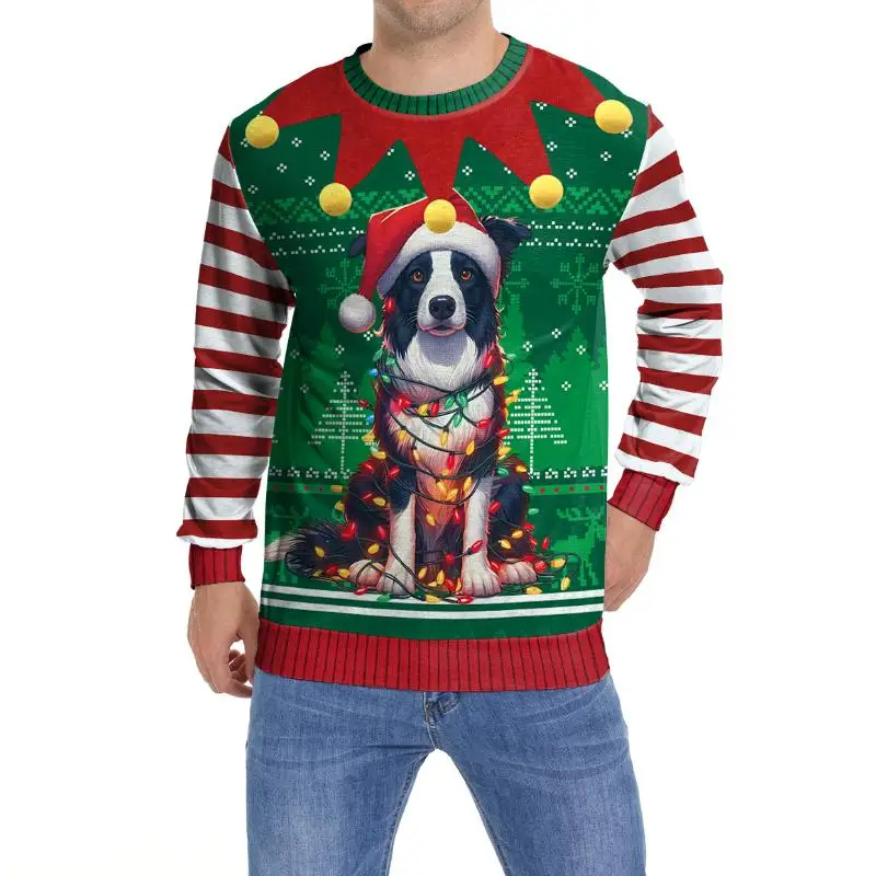 С Днем Рождения Иисус Косплей Уродливый Рождественский свитшот Рождественская