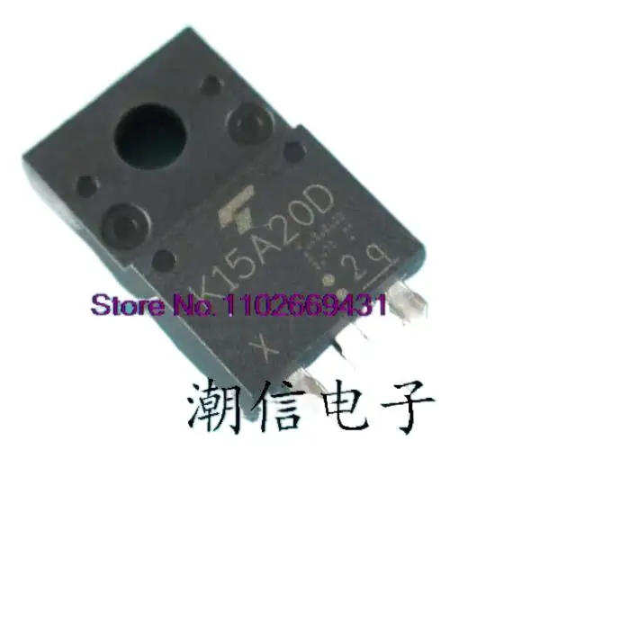 

5PCS/LOT K15A20D TO-220F15A 200V