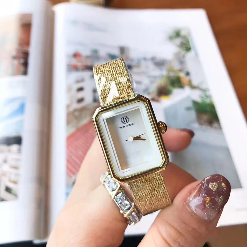 

PABLO RAEZ New Casual Ladies Style Fashion Women Elegant Luxury Clock Wristwatch Quartz Top Quality Dress Watch Relogio Feminino