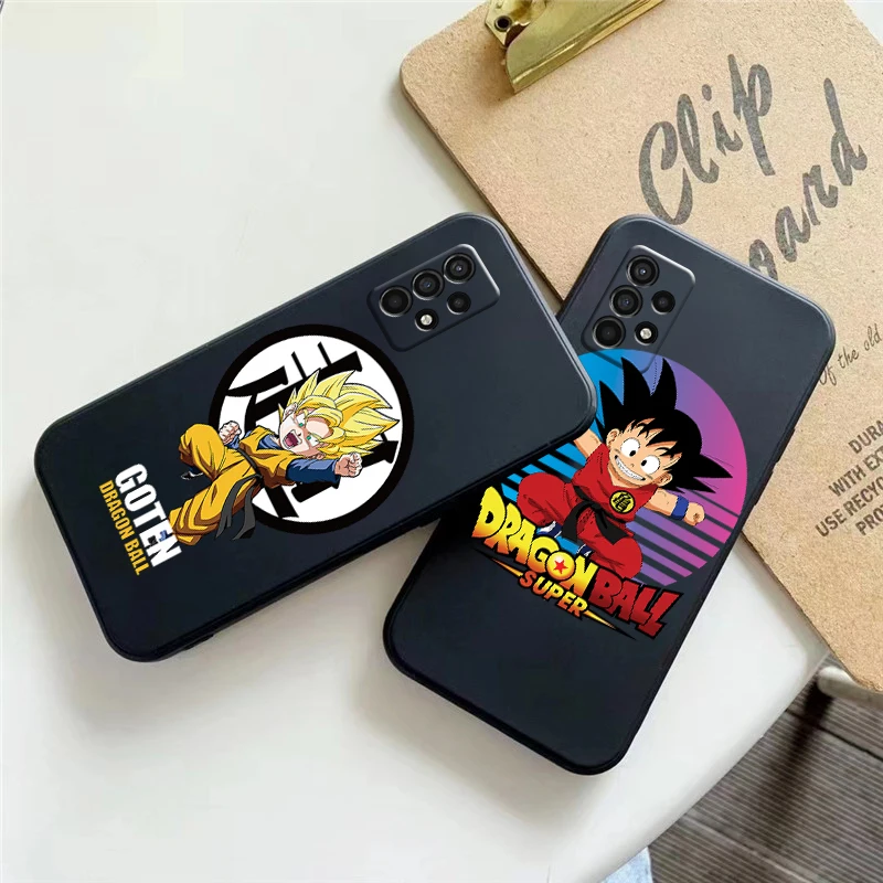 

Dragon Ball Cartoon Phone Case For Samsung Galaxy A32 4G 5G A51 4G 5G A71 4G 5G A72 4G 5G Carcasa Black Funda Back Coque