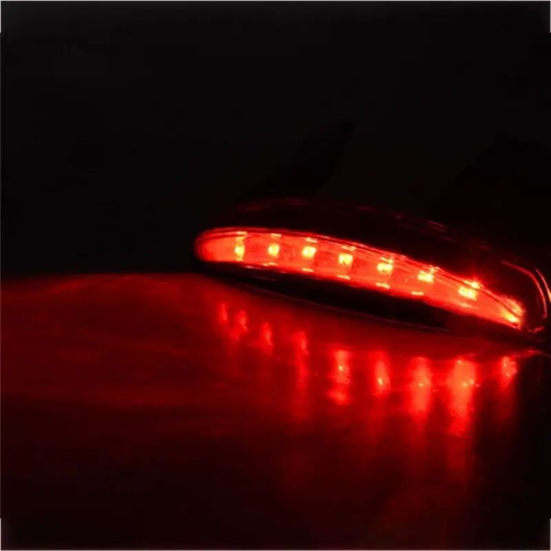 Фото ABXV-Для мотоциклов Sportster Iron 883 1200 Dyna XL883: задний фонарь-фара с LED-подсветкой, стоп-сигнал, ходовые огни №2