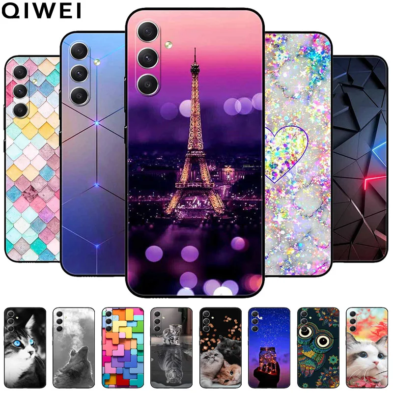 Чехол для телефона Samsung Galaxy A15 A25 A55 5G силиконовый противоударный защитный бампер