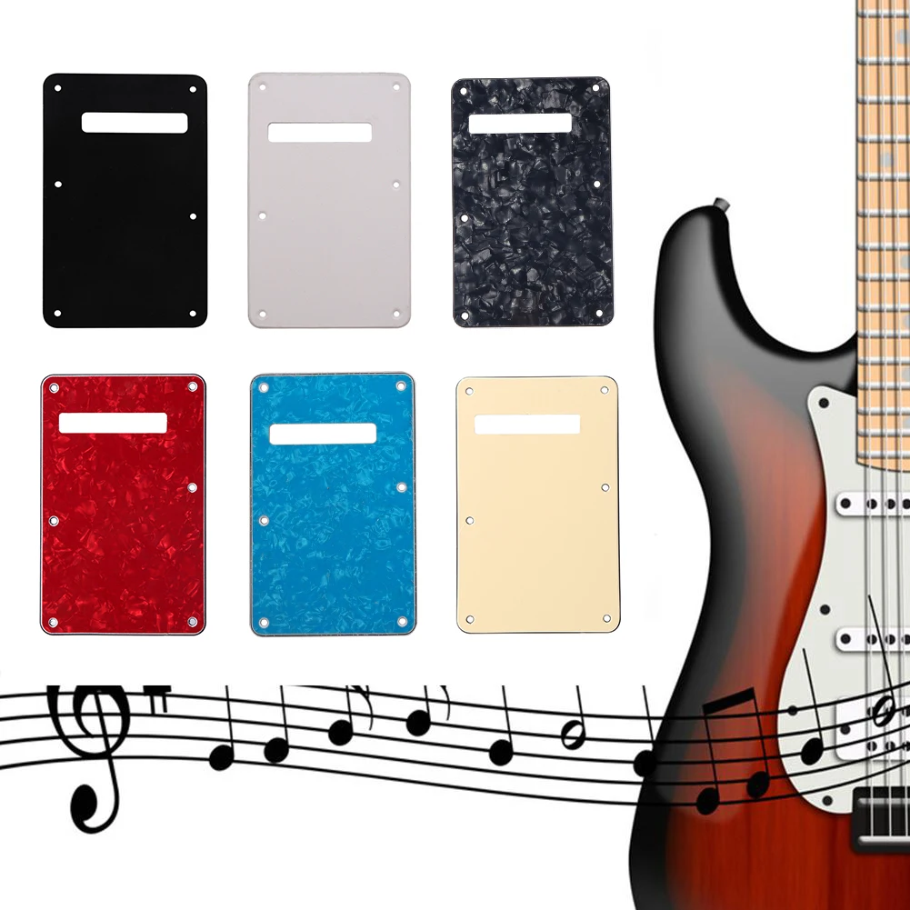 

2pcs Electric Guitar Back Plate Pickguard Scratch Plate Replacement for ST Bass Guitar Parts Accessories