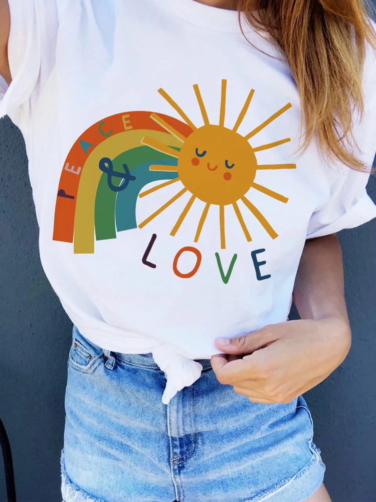 

2022 Summer Cartoon Childlike Women Shirts Femme Short Sleeve Casual Harajuku Direct Mail Retro Female T-shirt For Women T shirt