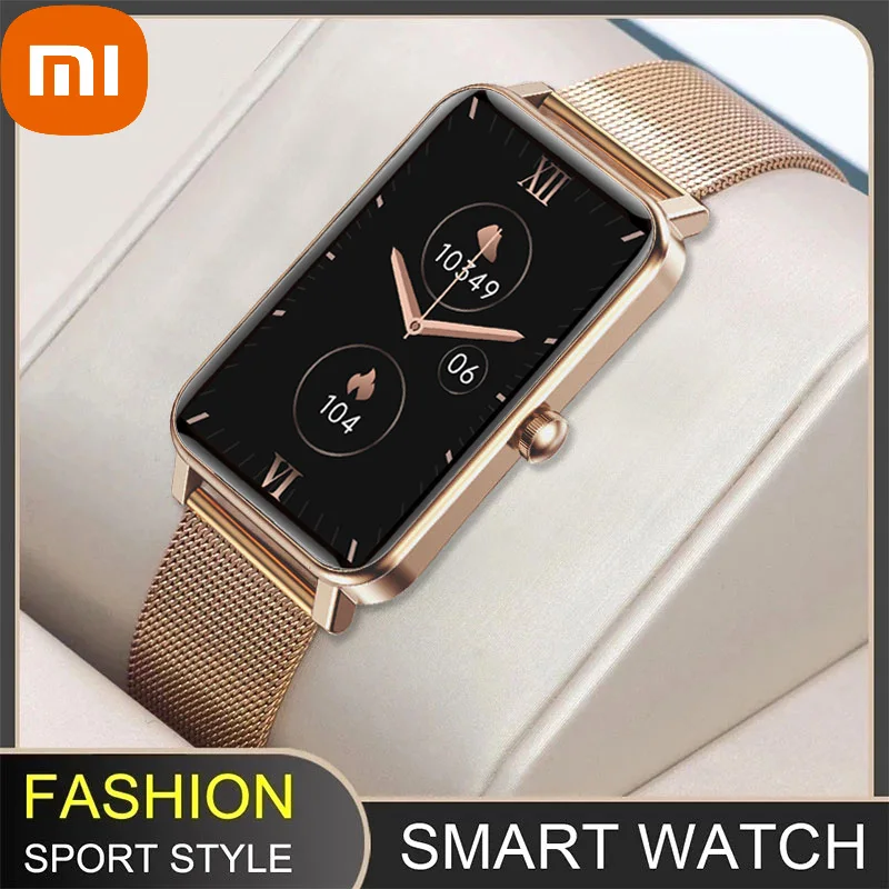 

xiaomi Fashion Smart Watch Ladies Heart Rate Blood Pressure Multifunctional Sport Watch Men Woman Waterproof Smartwatch Women