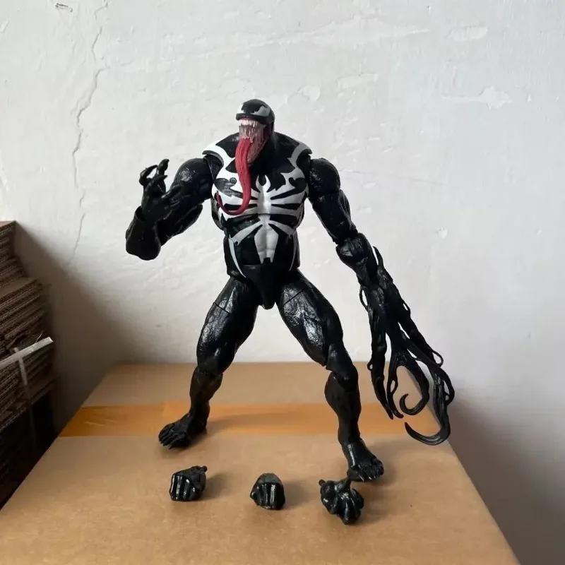 Фото В наличии: Фигурка Человека-паука Venom (версия KO Game), подвижная статуэтка, модель, подарки, игрушки. №3