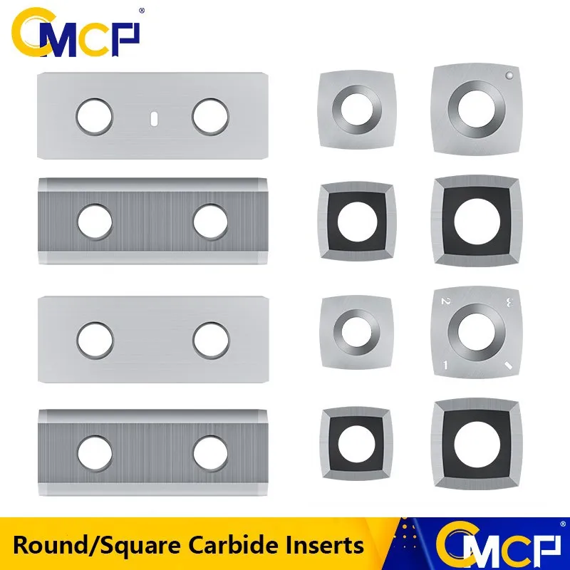 

CMCP Square Carbide Insert Cutter 15x15x2.5mm R100/R150 Turning Tool Cutter Insert for Finishers Woodworking Lathe Tool