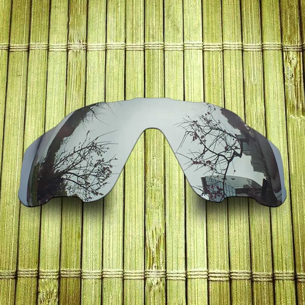

Polarized Replacement Lense For-Oakley Jawbreaker Sunglasses Frame True Color Mirrored Coating - Chrome Color Options