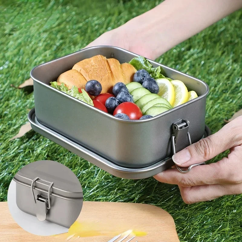 Портативный Обеденный контейнер из сплава 800 мл/1200 мл