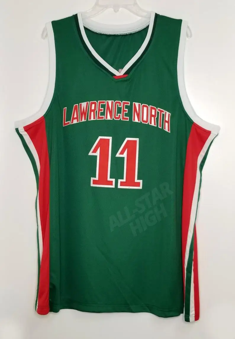 

#11 Майк Конли младший старшая школа Лоуренс север баскетбольная майка Ретро вышивка под любое имя