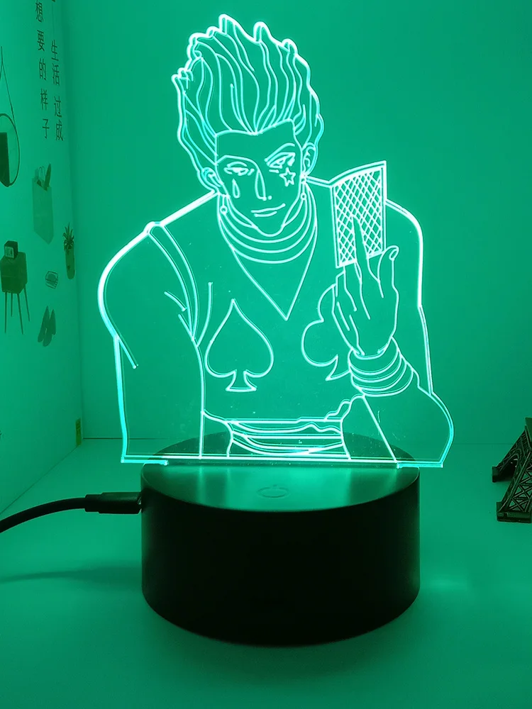 Hunter x hunter HxH hisoka хантер х для дома украшения ночник аниме фигурки декор комнаты