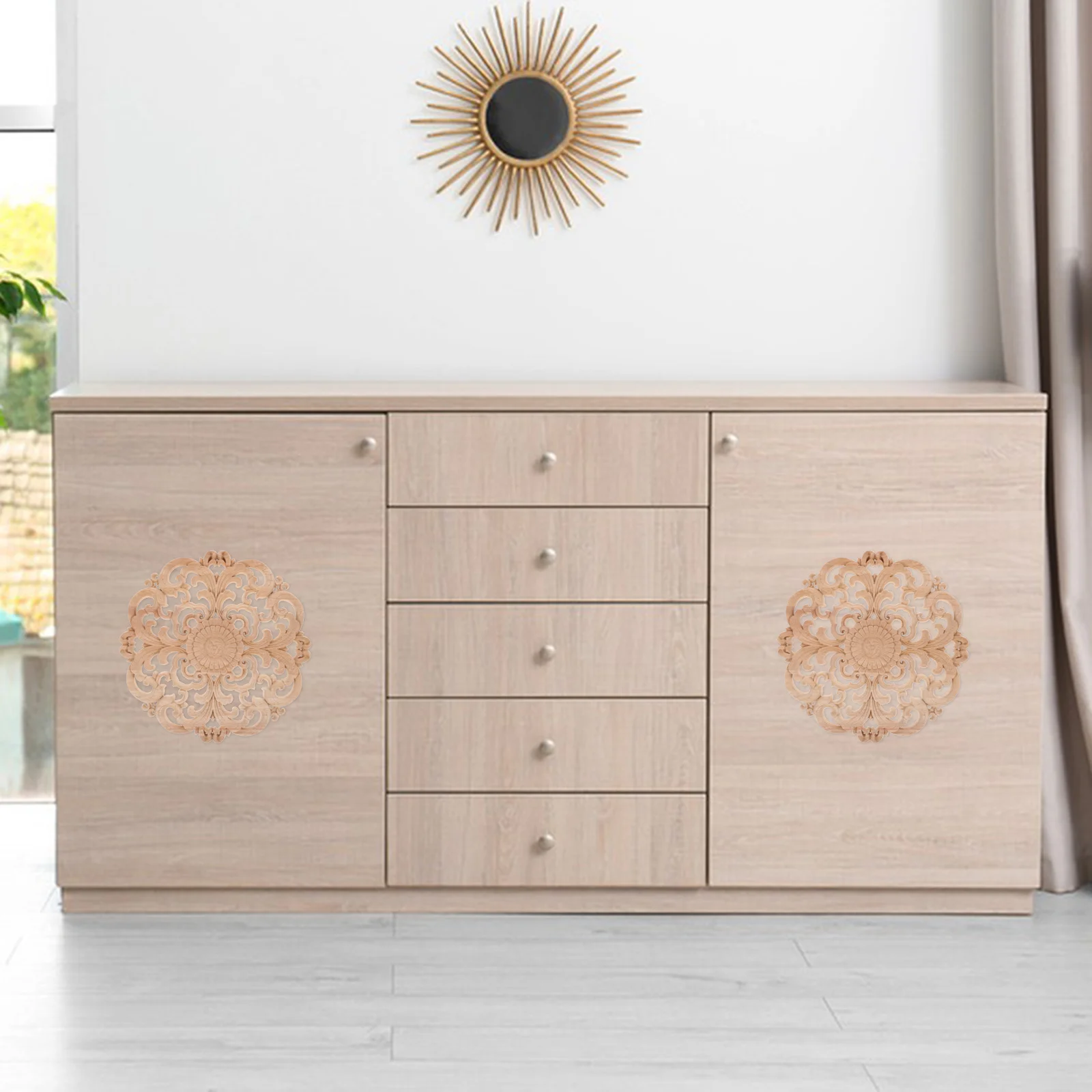 Рождественский декор туалетный столик неокрашенные рамки розовое дерево