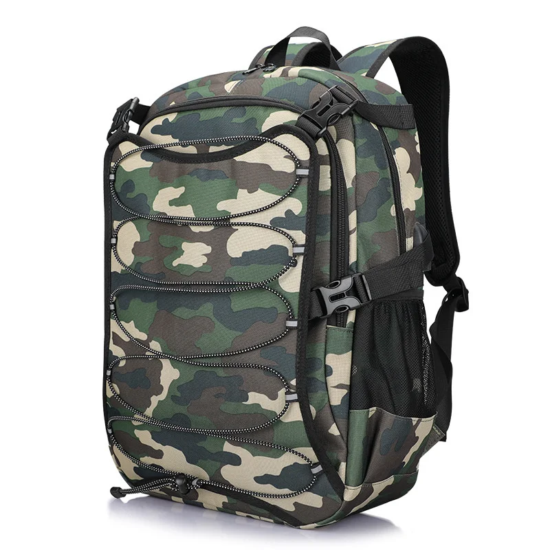 

Camouflage Tactical Bag With USB Charging Multifunctional Roller Skate Backpack Outdoor Sports Bags Waterproof Fashion Bags