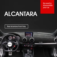 alcantara car dashboard covers for audi a3 2016 2017 2018 2019 s3 rs3 2018 cushion pad carpets accessories