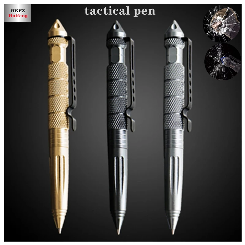 Высококачественная металлическая цветная тактическая Защитная ручка