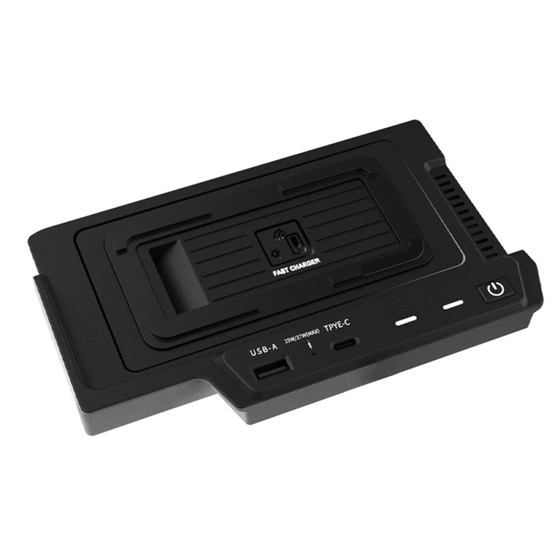 Автомобильное беспроводное зарядное устройство QI 15 Вт для мобильного телефона