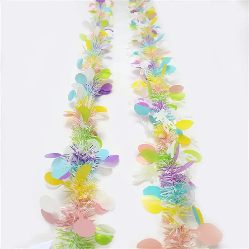 

Shining Dazzling Flower Scene Layout Easter Party Ornaments Glowing Filaments Color Rich Color Round Wool Strips Widely Used