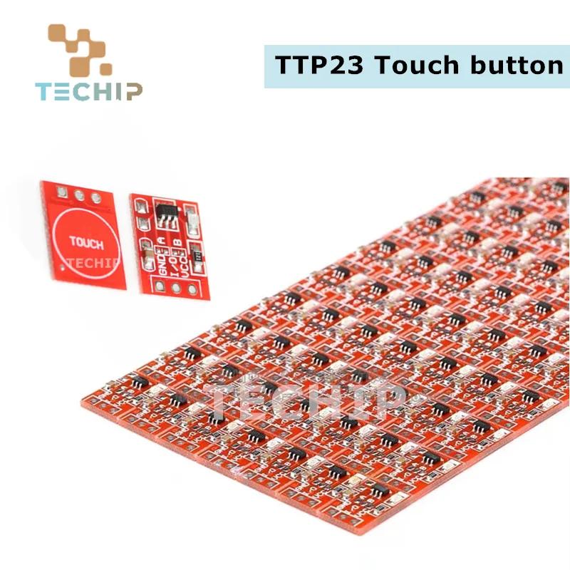 

10PCS NEW TTP223 Touch button Module Capacitor type Single Channel Self Locking Touch switch sensor