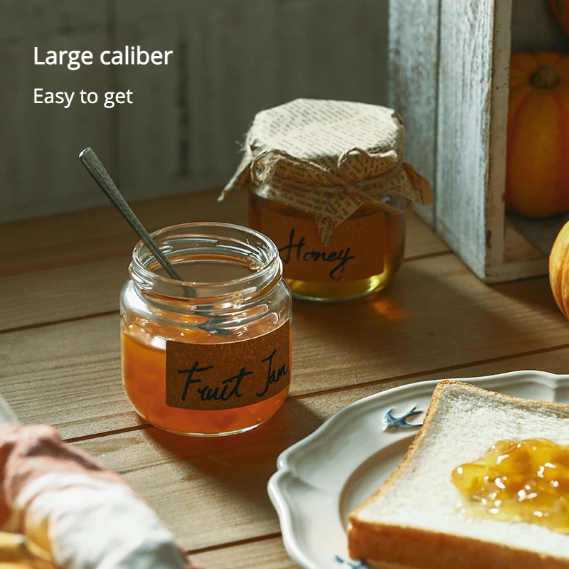 

Glass sealed Jam Jar household Mason bottle food storage canakin Jelly Jars With Lids,for Honey, Wedding Favors Jars