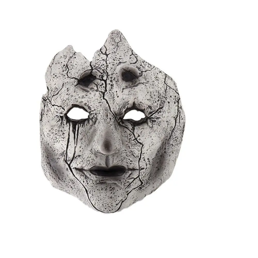 Модная ужасная черная маска Wukong для взрослых Маскировочный костюм потрепанная