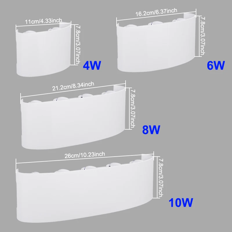 Телескопическая светодиодная настенная лампа из АБС-пластика