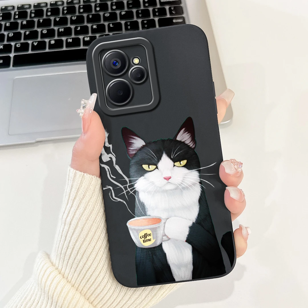 For Realme 10T Case Realme10 5G RMX3663 Stylish Candy Painted Cover Soft TPU Phone 10 Realme10T Fundas Bumper