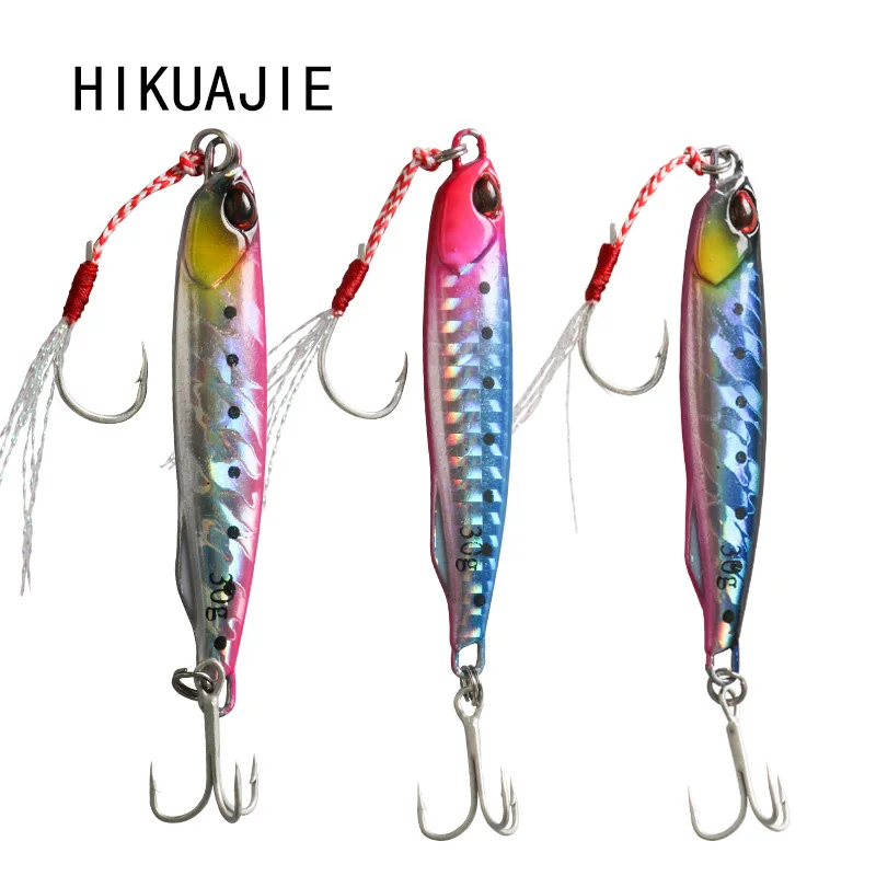 

Double Hook Long-range Cast 30g 40g Tieban Road Sub-bait Freshwater Sea Fishing Sequin Vib Bigmouth Bass Mandarin Decoy Bait