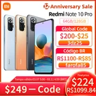 Смартфон Xiaomi Redmi Note 10 Pro, Snapdragon 732G, 120 Гц, камера 6,67 МП, AMOLED дисплей 5020 дюйма, аккумулятор мАч