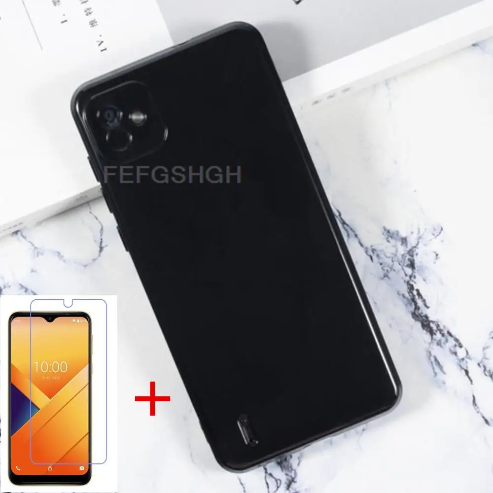 

Прозрачный чехол для Wiko Y82 6,1 дюйма, силиконовая задняя крышка из ТПУ для Wiko Y82, защита экрана из закаленного стекла